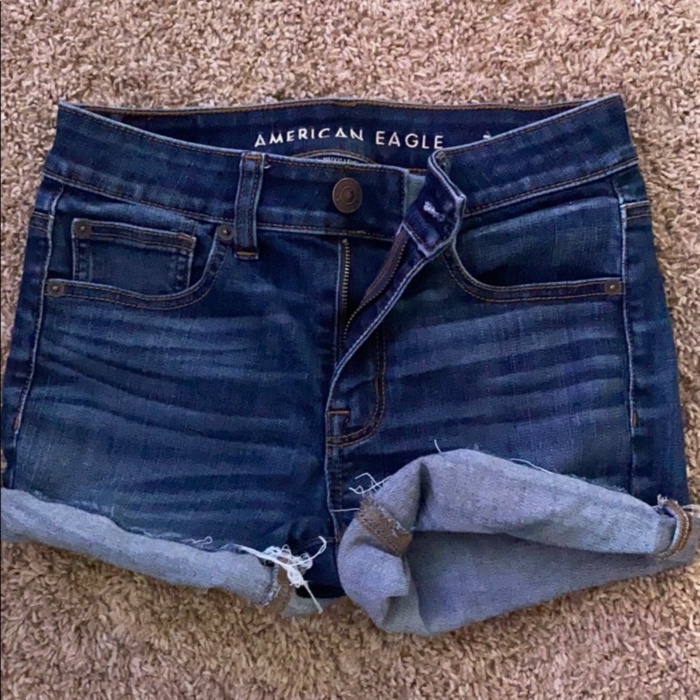 american eagle jean shorts